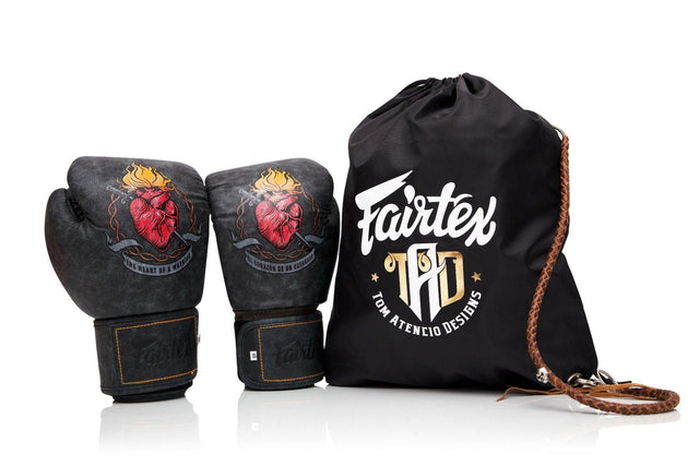 Боксерские перчатки  Fairtex x Tom Atencio BGV Premium Limited Edition Heart of Warrior Nylon Bag купить