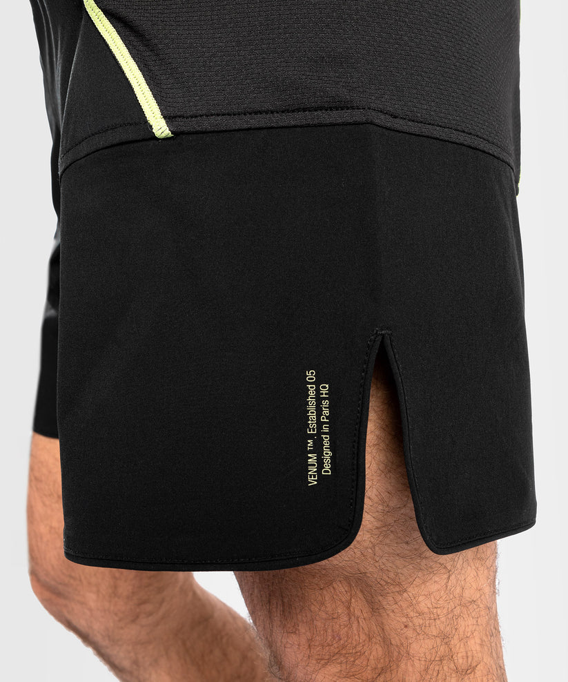 MMA shorts Venum Fusion 2.0 Fightshort Black Yellow where to buy