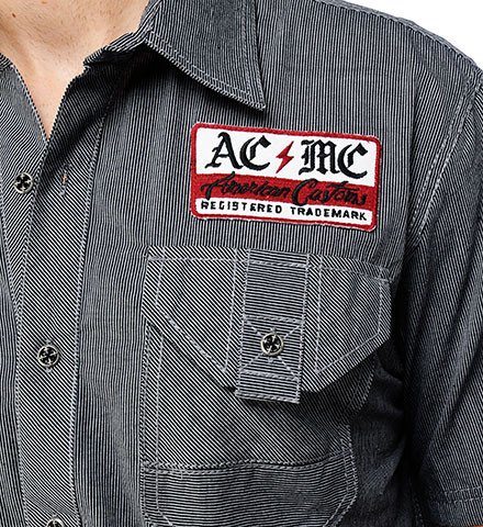 Mens shirt Affliction Supercharged Short Sleeve Woven price