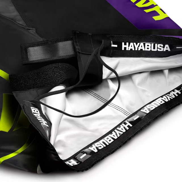 Шорты для MMA Hayabusa Icon Mid-Thigh MMA Shorts Black Neon фото