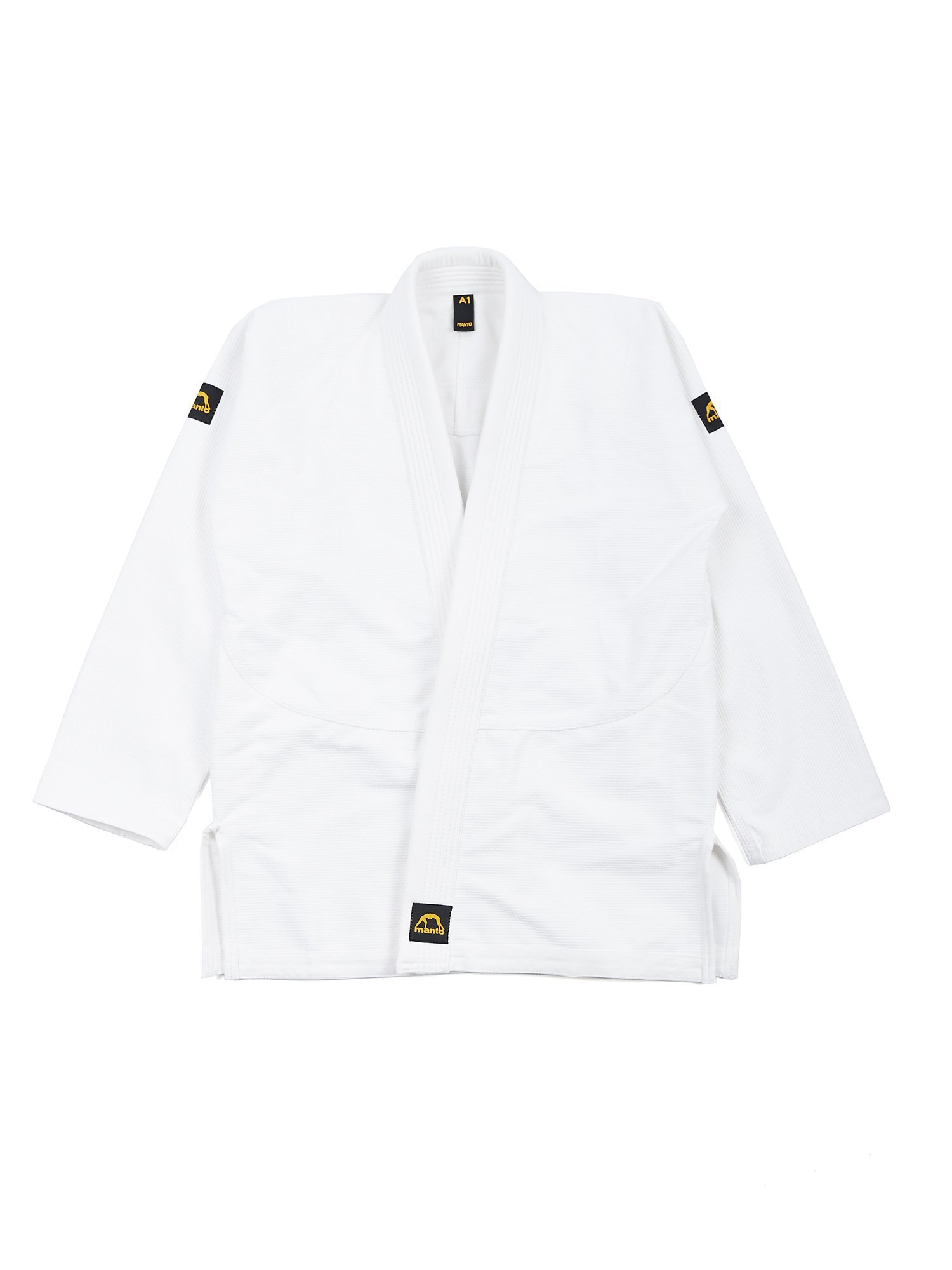 Kimono MANTO Base 2.0 BJJ Gi White Black photo