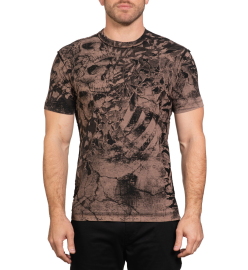 Reversible Affliction Duster Black Brown Lava Wash T-shirt buy