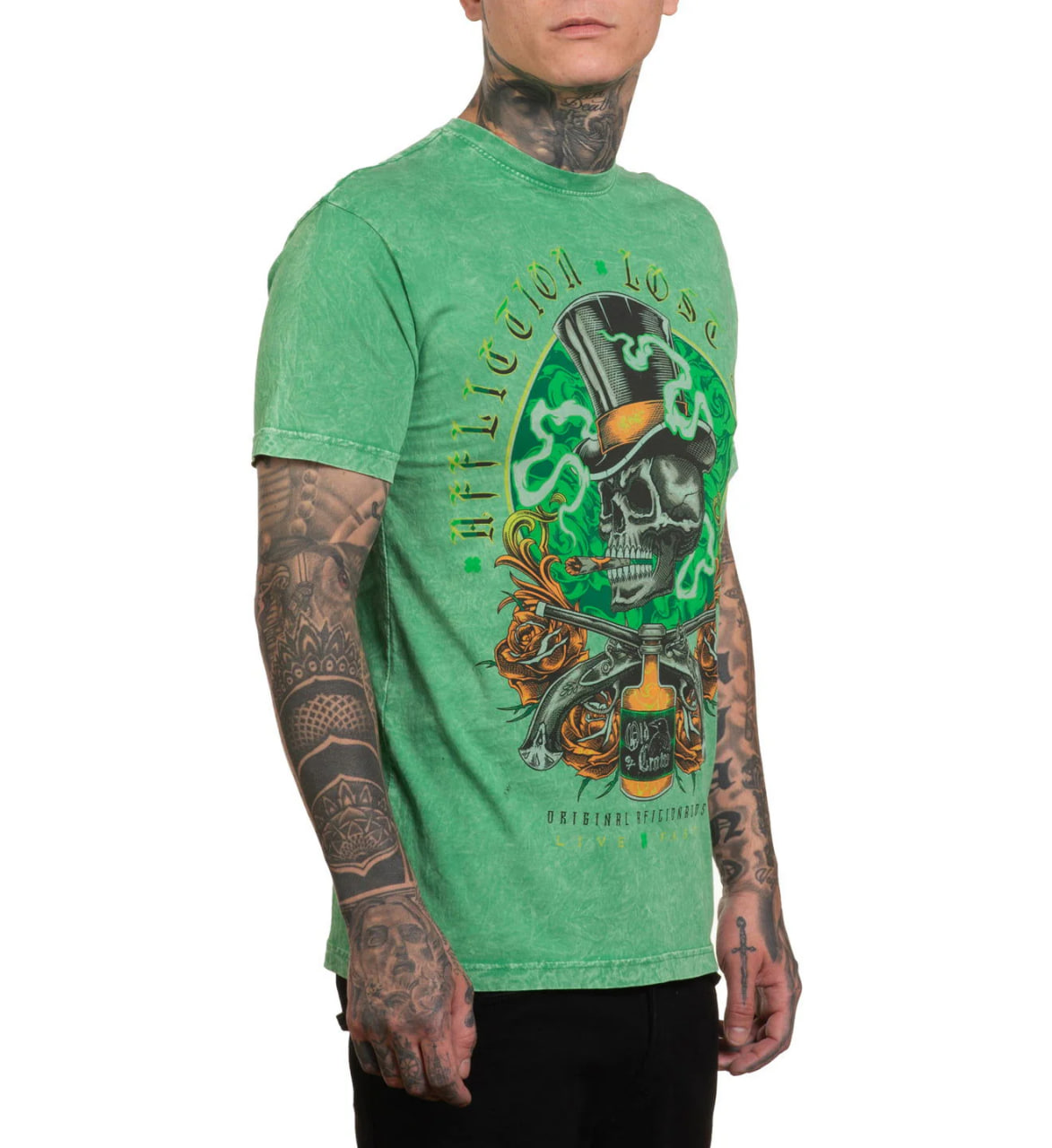 Футболка Affliction Distilled Pistols Tee ціна