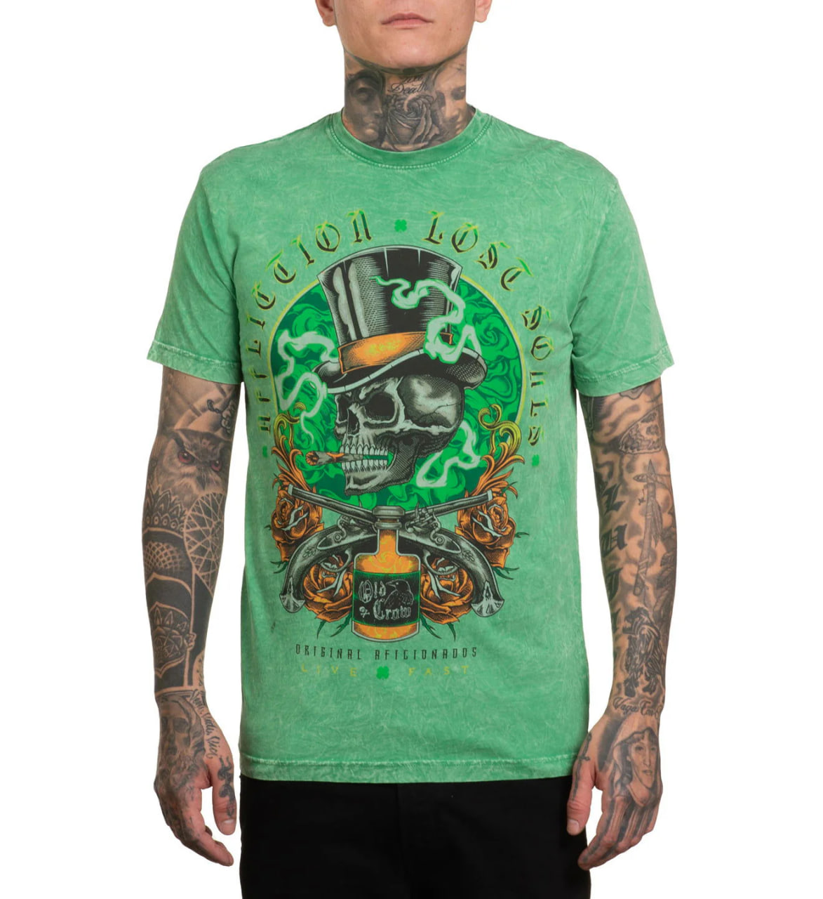 Футболка Affliction Distilled Pistols Tee