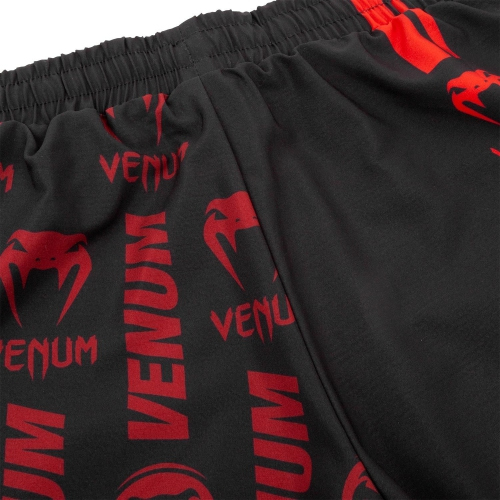 Venum Logos Training Shorts Black Red photo