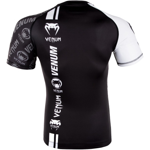 Рашгард Venum Logos Short Sleeves Rashguards Black купить