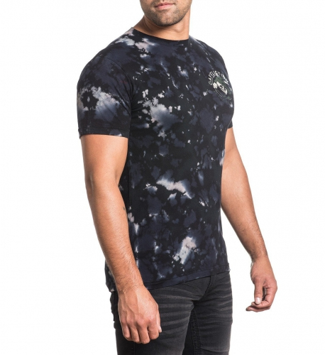 Футболка Affliction Faster Than Death SS Tee Black фото