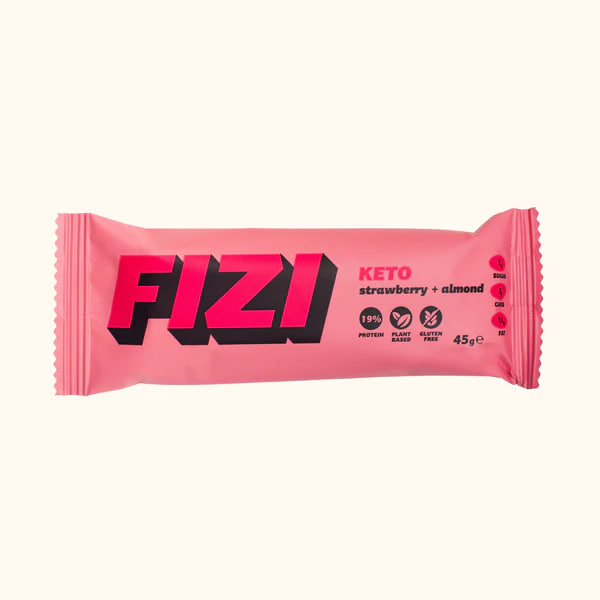 Кето батончик Fizi Strawberry Almond