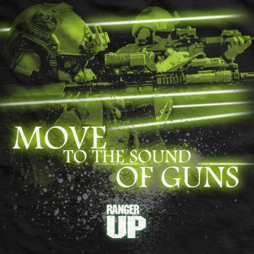 Футболка Ranger Up Move To The Sound Of Guns Normal-Fit T-Shirt фото