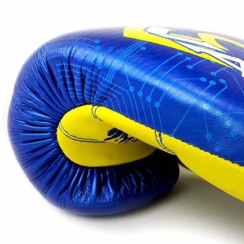 Боксерские перчатки Rival RFX Guerrero Sparring Gloves P4P Edition Blue Yellow фото