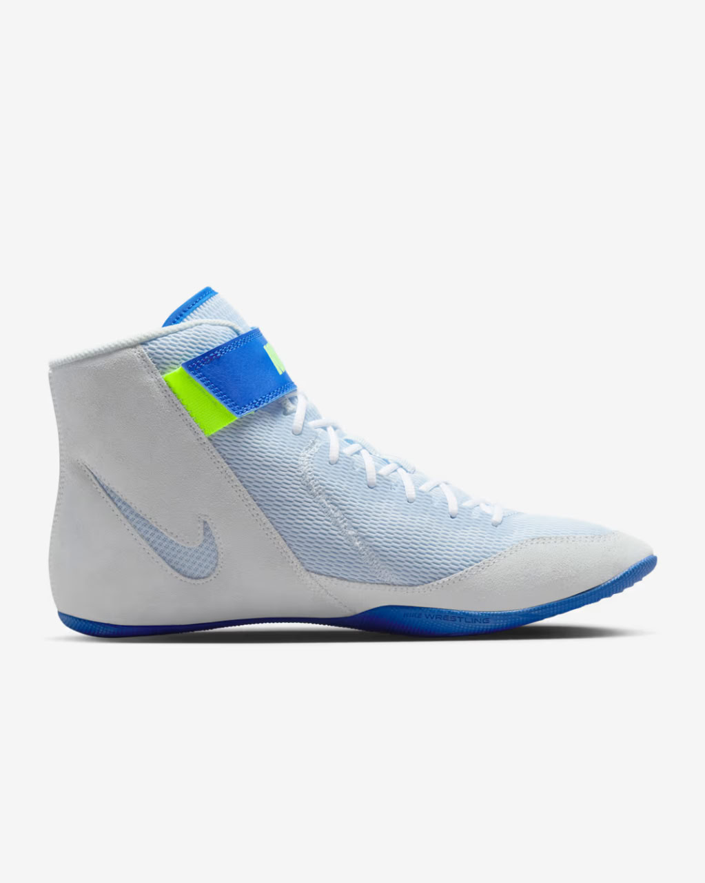 Борцовки Nike Speedsweep 8 Wrestling Shoes Blue Tint Hyper Royal Lime Blast White купить