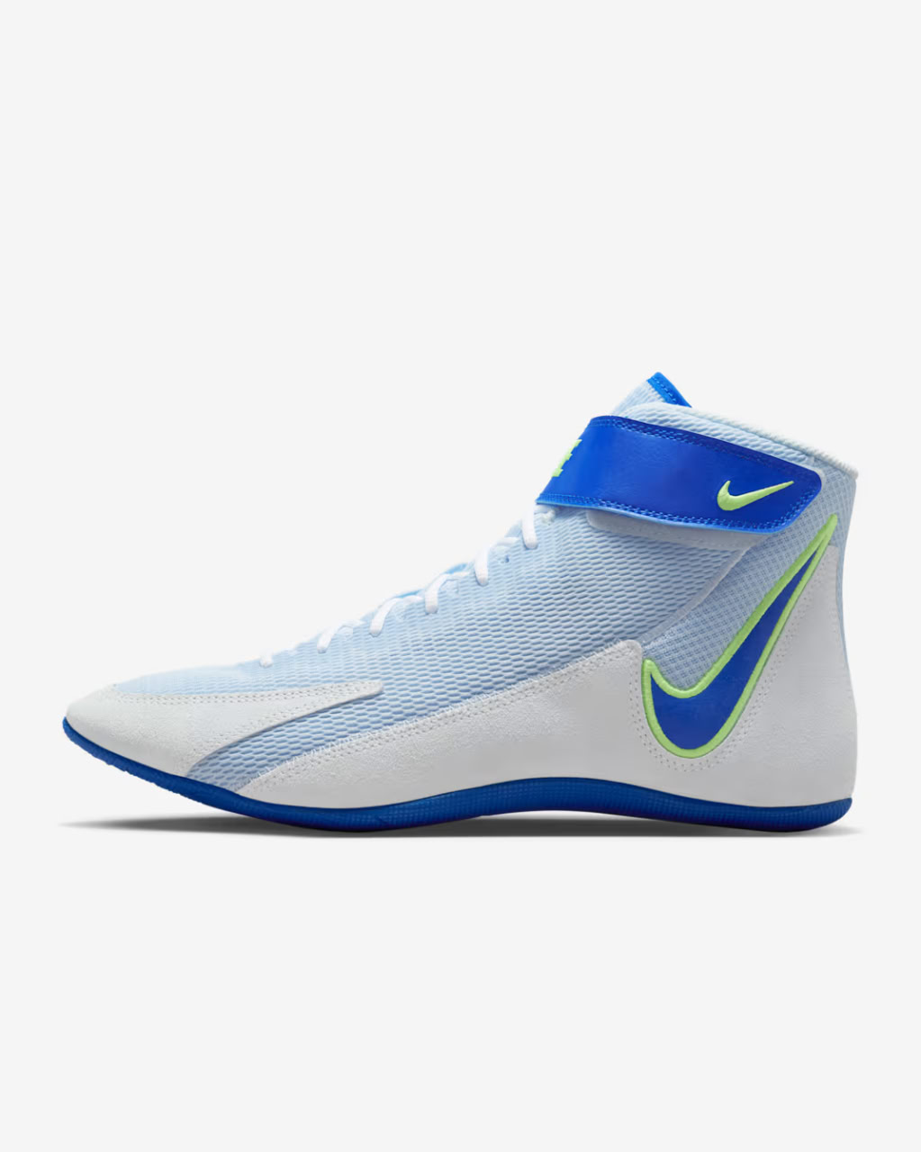 Борцовки Nike Speedsweep 8 Wrestling Shoes Blue Tint Hyper Royal Lime Blast White цена