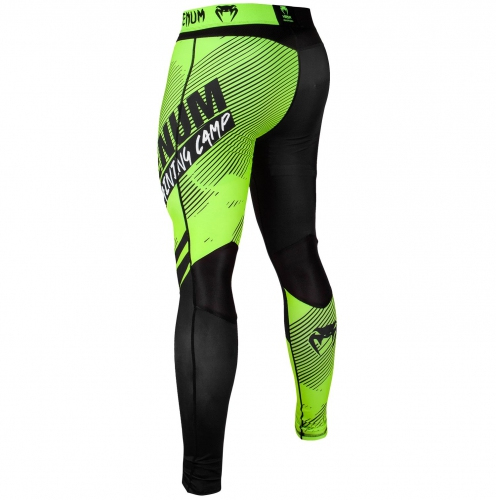 Venum Training Camp 2.0 Spats Black Neo Yellow compression pants buy