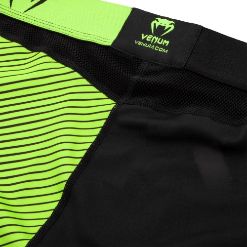 Venum Training Camp 2.0 Spats Black Neo Yellow compression pants size