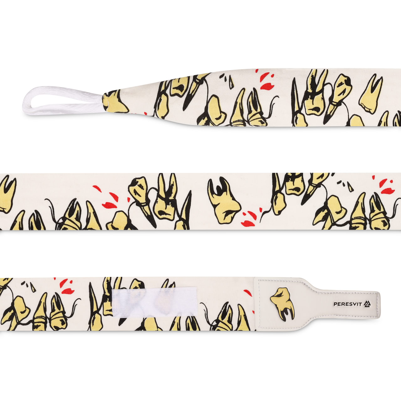 Боксерские бинты Peresvit Teeth Printed Handwraps Grey купить