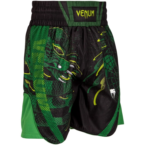 Шорты для бокса Venum Green Viper Boxing Shorts Black Green цена