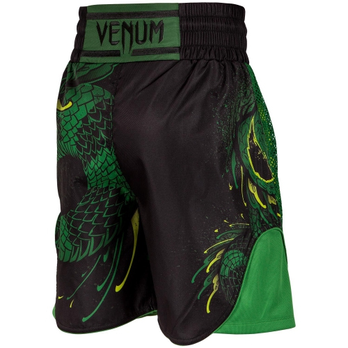 Шорты для бокса Venum Green Viper Boxing Shorts Black Green купить