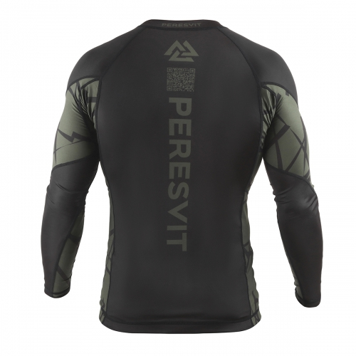Rashguard Peresvit Rival Rashguard Riffle Green Longsleeve size