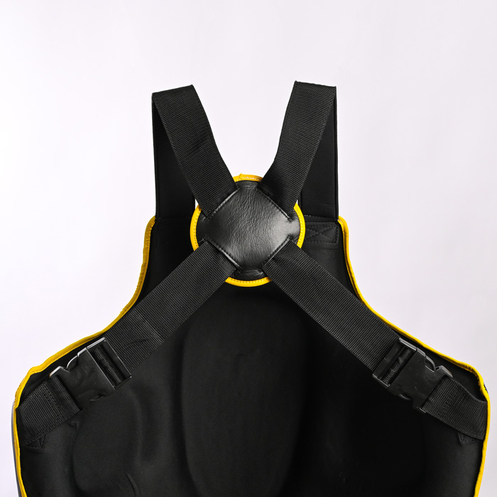 Боксерський жилет Twins Body Protector BOPL5 Black Yellow оригінал