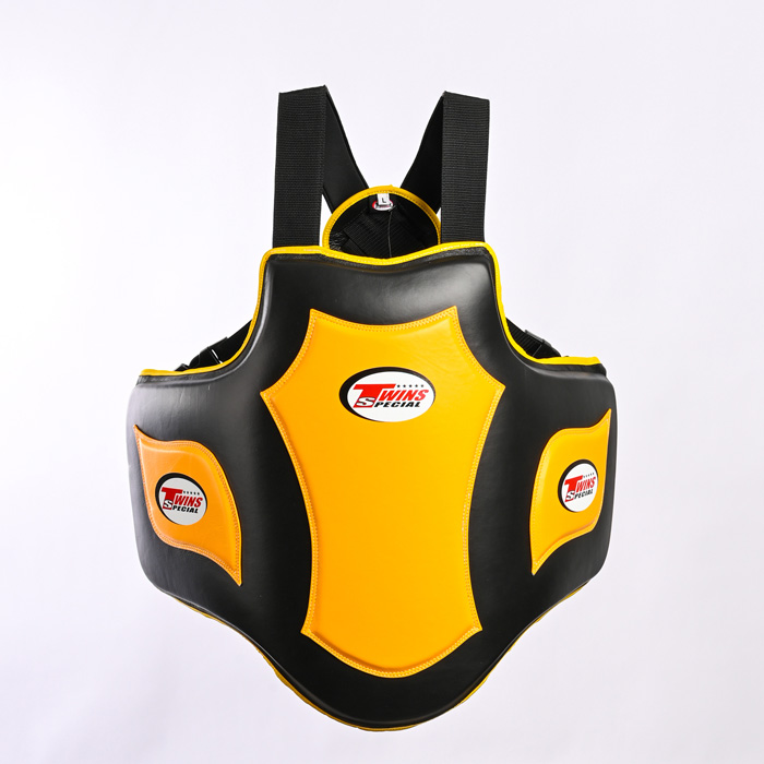 Боксерський жилет Twins Body Protector BOPL5 Black Yellow