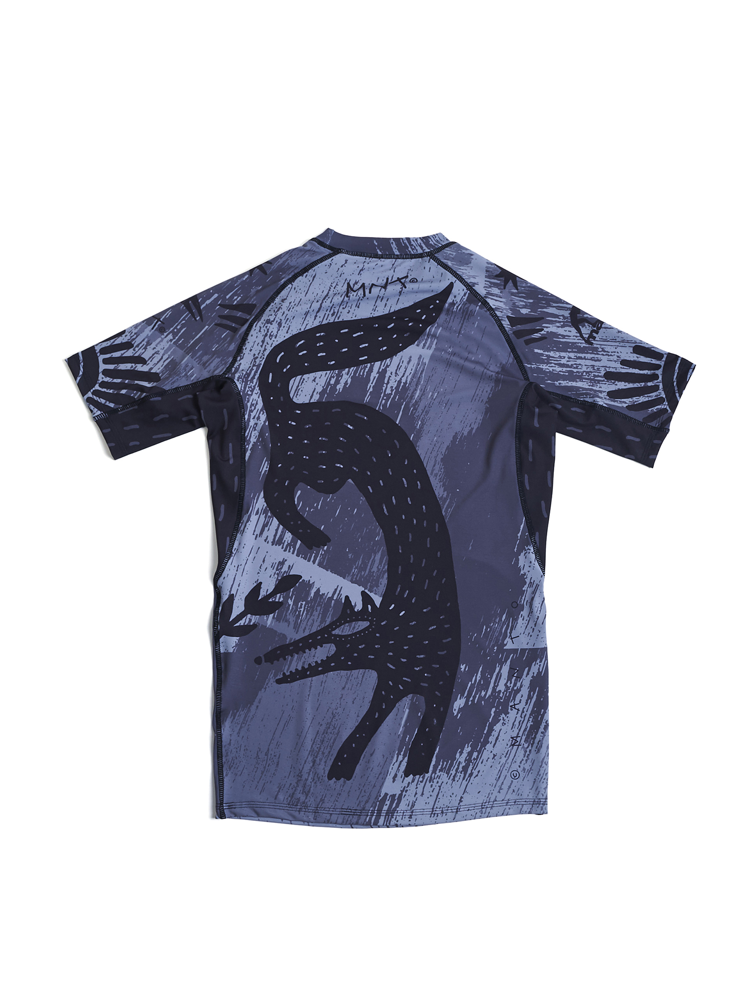 Рашгард з коротким рукавом MANTO Livings Grey оригінал