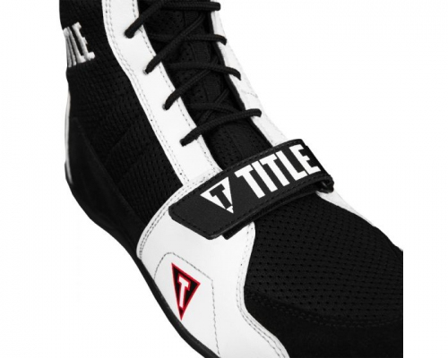 Title Ring Freak Boxing Shoes Black White price