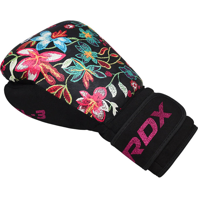 Женские боксерские перчатки RDX FL3 Floral Boxing Gloves Black купить