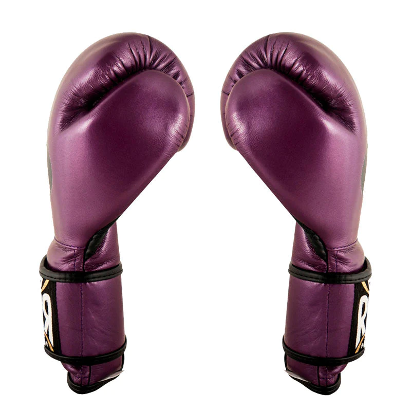 Боксерські рукавиці Cleto Reyes Leather Contact Closure Gloves Purple купити
