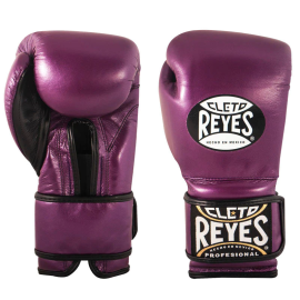 Cleto Reyes Leather Contact Closure Gloves Purple