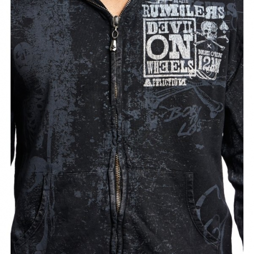 Affliction Rumblers Zip Hoodie photo