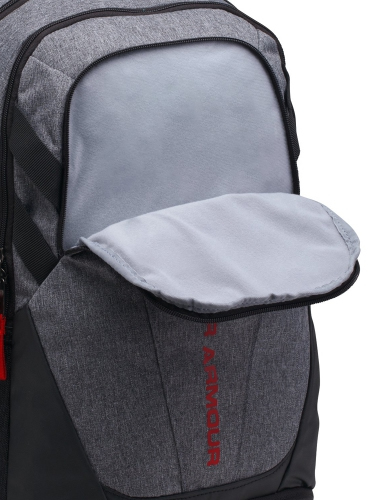 Спортивный рюкзак Under Armour Hustle 3.0 Backpack Grey Red фото