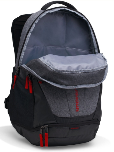 Спортивный рюкзак Under Armour Hustle 3.0 Backpack Grey Red цена