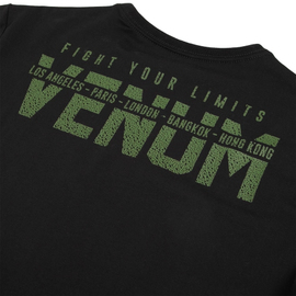 Футболка Venum Signature T-shirt Short Sleeves Black Khaki Exclusive, Фото № 5