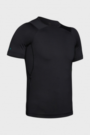Компрессионная футболка Under Armour HeatGear Rush Compression Short Sleeve Black, Фото № 4