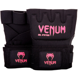 Накладки гелевые бинты Venum Gel Kontact Glove Wraps Neo Pink