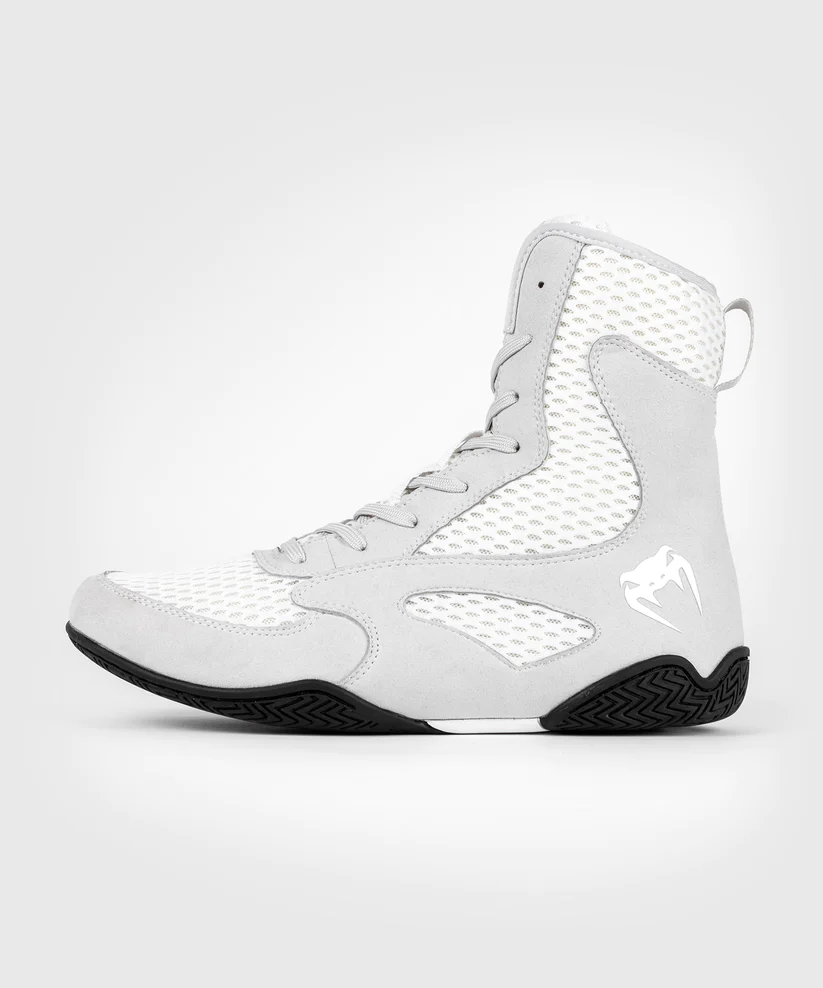 Боксерки Venum Contender Boxing Shoes White Grey фото