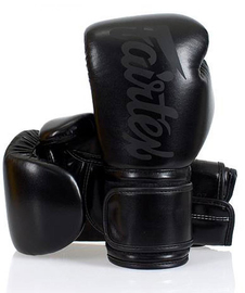 Боксерские перчатки Fairtex BGV14 Solid Black