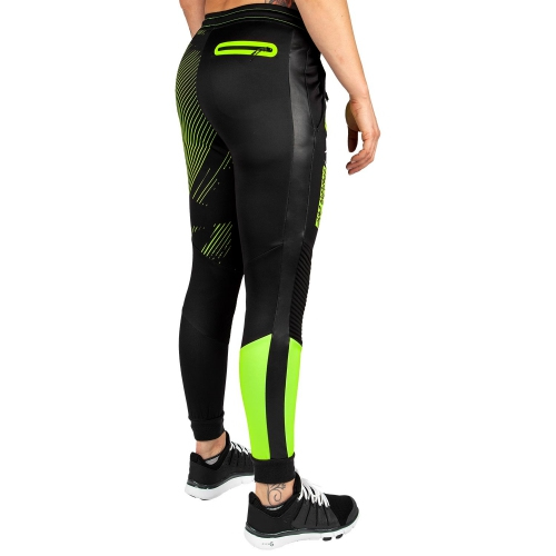 Womens sports pants Venum Training Camp 2.0 Pants Black Neo Yellow photo