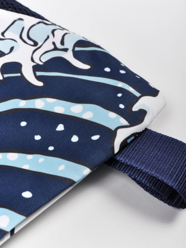 Рюкзак-мешок Manto Gym Sack Waves Navy Blue оригінал