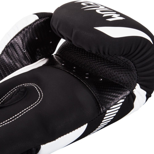 Venum Impact Boxing Gloves Black/White photo