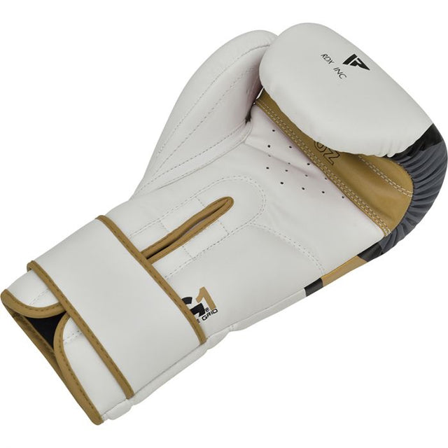 Боксерські рукавиці RDX F7 Ego Boxing Gloves Golden ціна