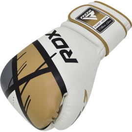 Боксерские перчатки  RDX F7 Ego Boxing Gloves Golden, Фото № 2