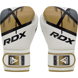 Боксерські рукавиці RDX F7 Ego Boxing Gloves Golden, Фото № 4