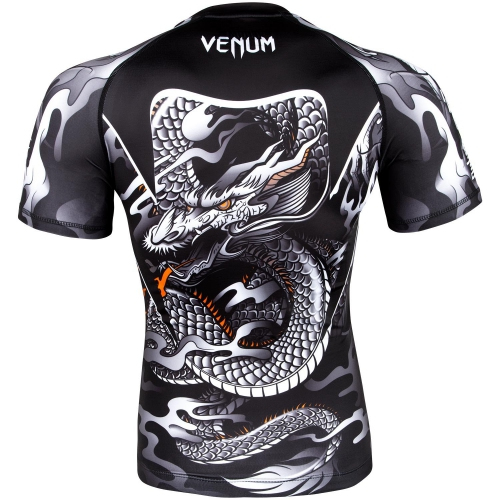 Рашгард Venum Dragons Flight Rashguard Short Sleeves Black купить