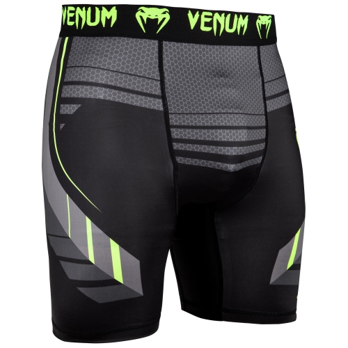 Компресійні шорти Venum Technical 2.0 Compression Shorts Black Yellow ціна