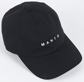 Бейсболка MANTO Low Profile Cap Logotype Black, Фото № 2