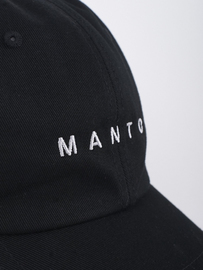 Бейсболка MANTO Low Profile Cap Logotype Black, Фото № 3