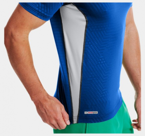 Футболка Under Armour HeatGear Sonic Printed Fitted Short Sleeve фото