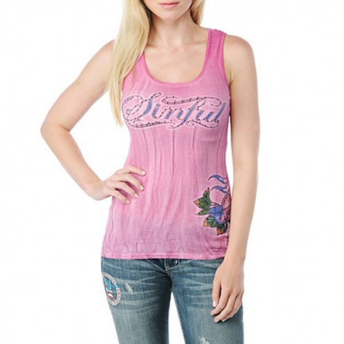 Жіноча майка Sinful By Affliction Tatiana Tank купити