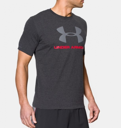 Футболка Under Armour Sportstyle Logo T-Shirt Black цена